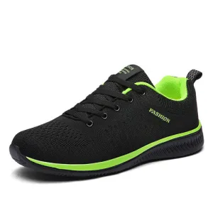 New Mesh Men Casual Shoes Lace-up Men Shoes Lightweight Comfortable Breathable Walking Sneakers