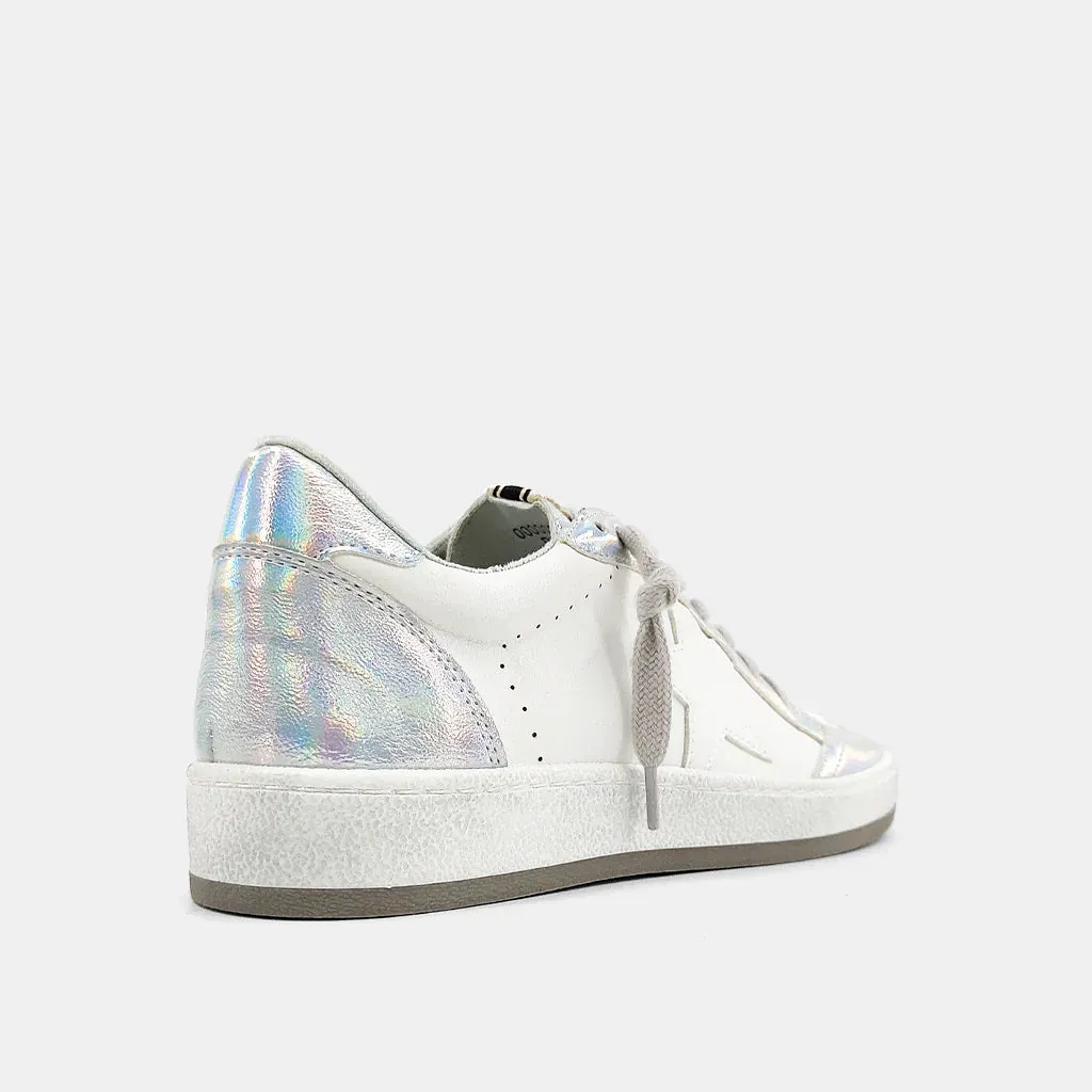 Paz Iridescent Silver Shu Shop Sneakers