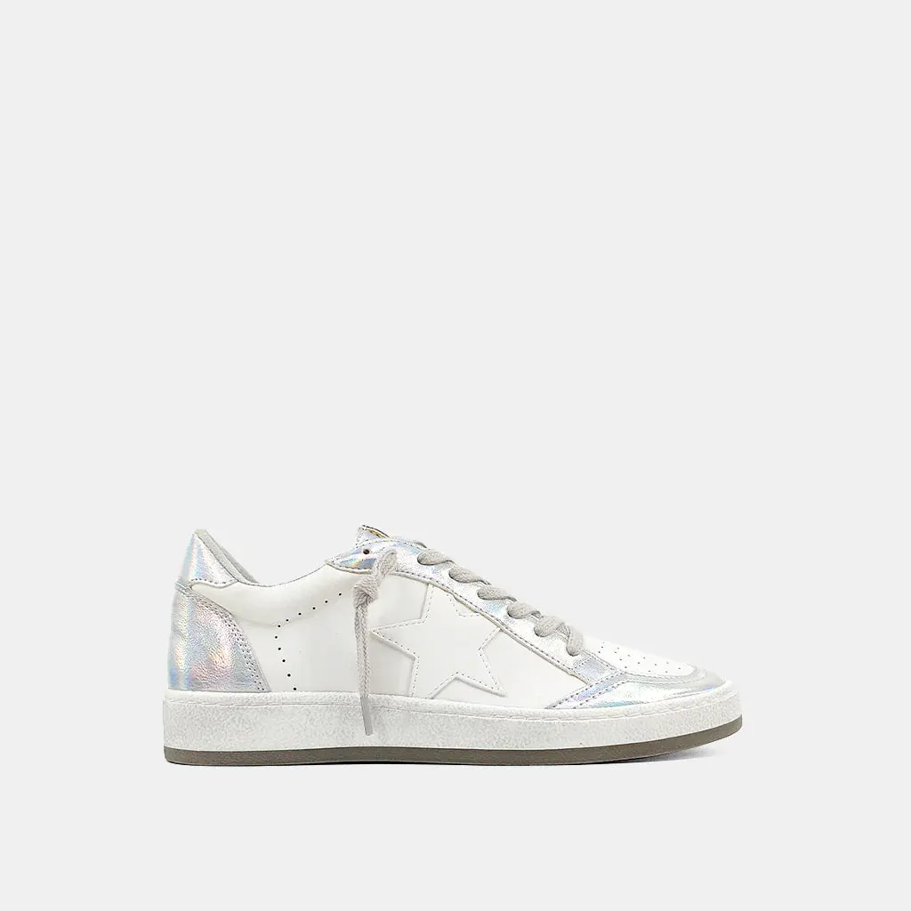 Paz Iridescent Silver Shu Shop Sneakers