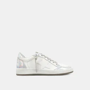 Paz Iridescent Silver Shu Shop Sneakers