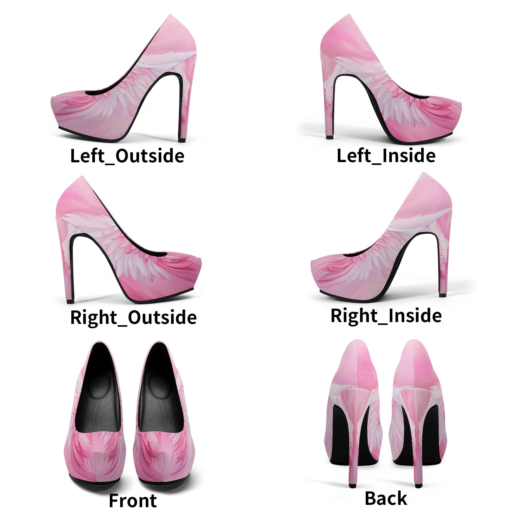 Pink Angel High Heels