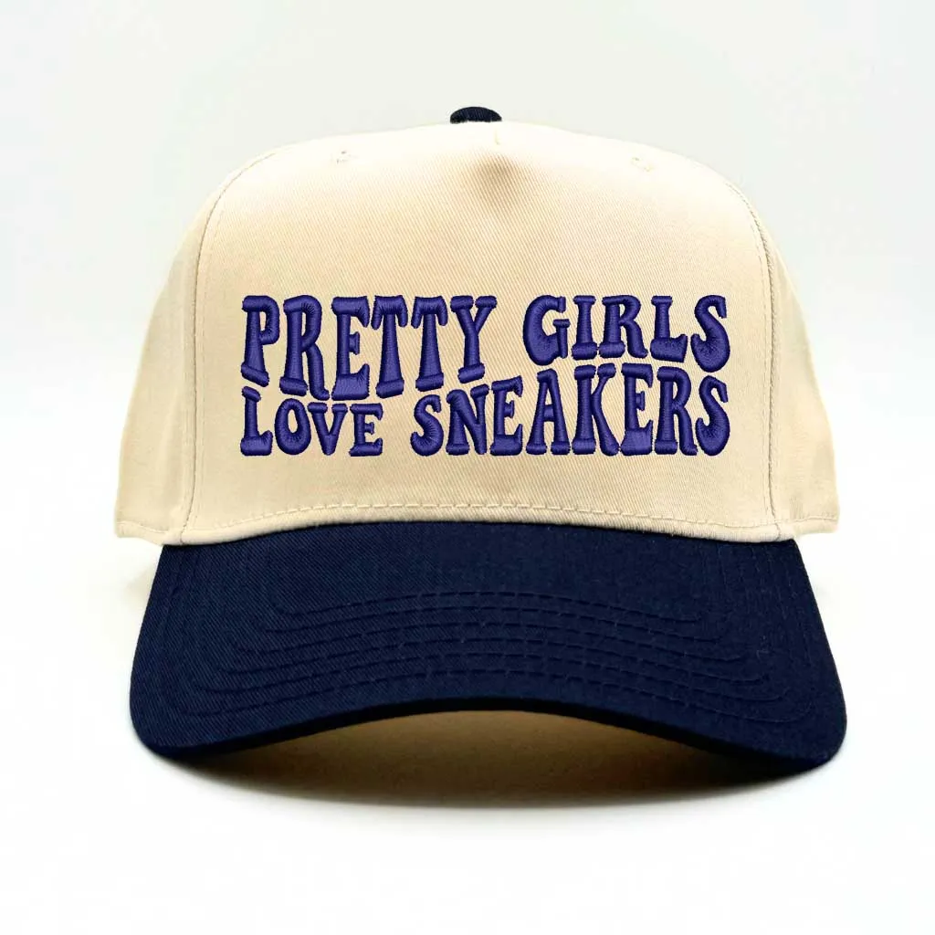Pretty Girls Love Sneakers Five Panel Baseball Cap - Trendy & Comfortable Statement Hat