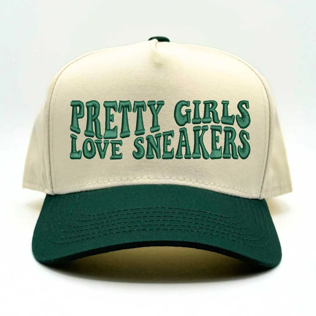 Pretty Girls Love Sneakers Five Panel Baseball Cap - Trendy & Comfortable Statement Hat
