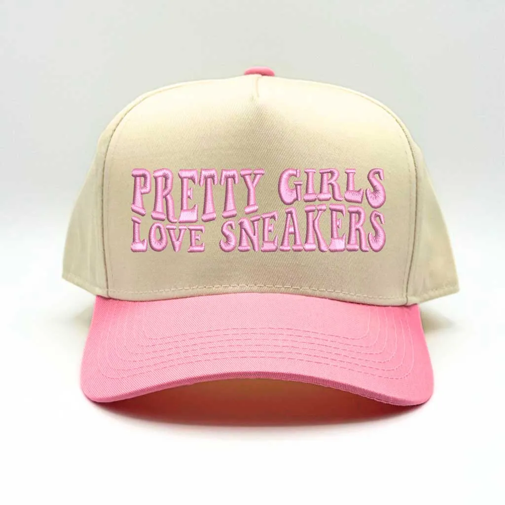 Pretty Girls Love Sneakers Five Panel Baseball Cap - Trendy & Comfortable Statement Hat