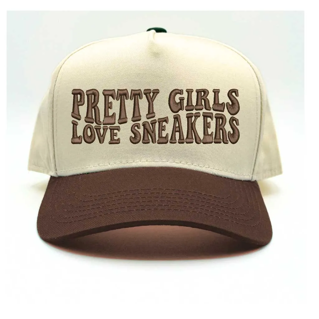Pretty Girls Love Sneakers Five Panel Baseball Cap - Trendy & Comfortable Statement Hat