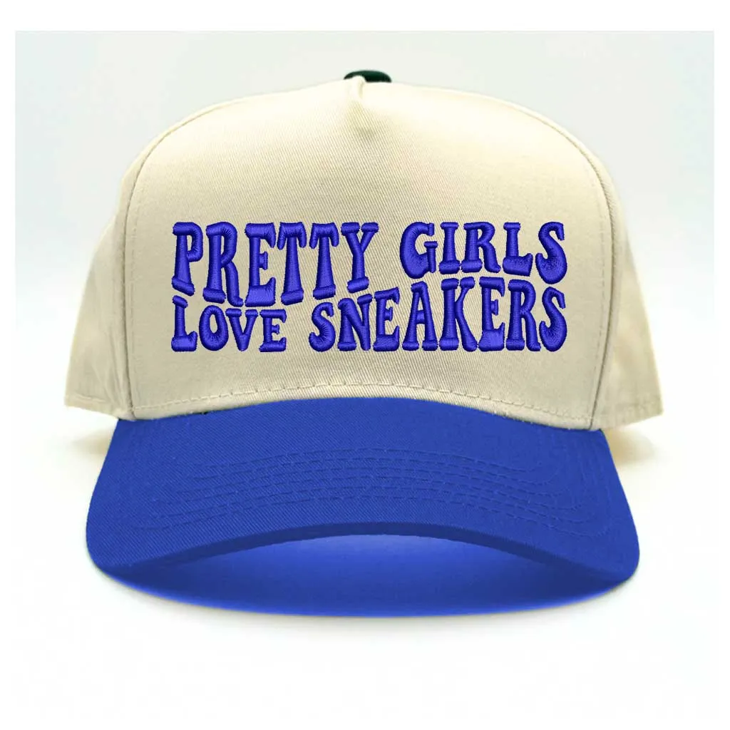 Pretty Girls Love Sneakers Five Panel Baseball Cap - Trendy & Comfortable Statement Hat
