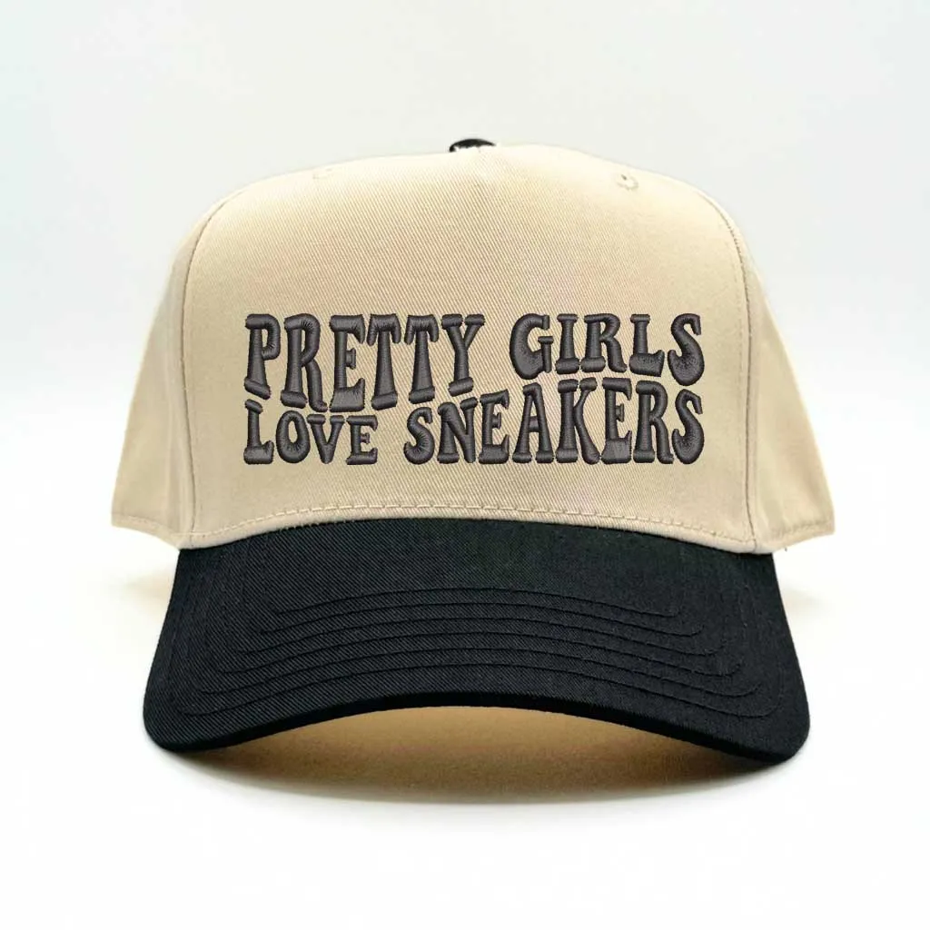 Pretty Girls Love Sneakers Five Panel Baseball Cap - Trendy & Comfortable Statement Hat