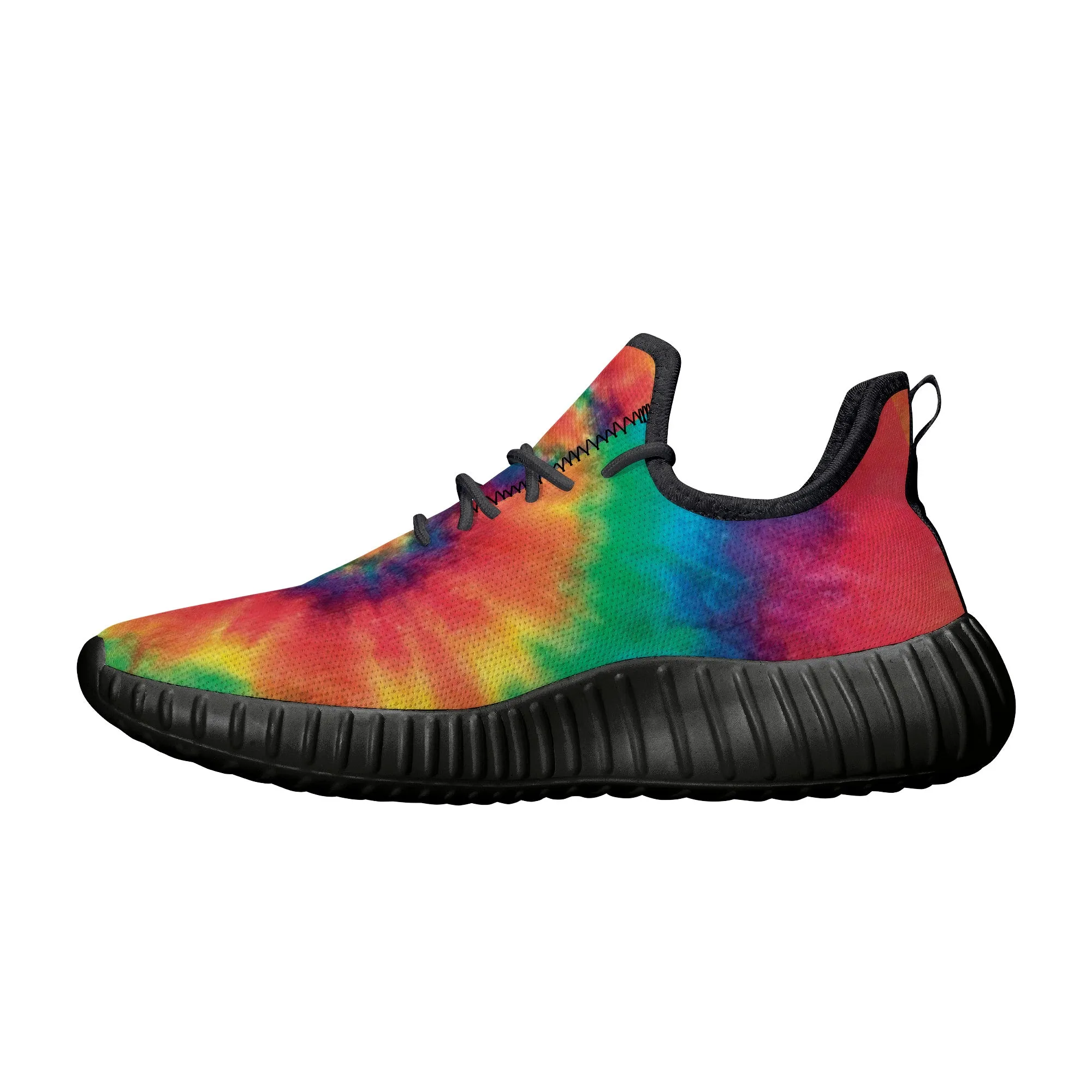 Rainbow Swirl Tie Dye Premium Sneakers
