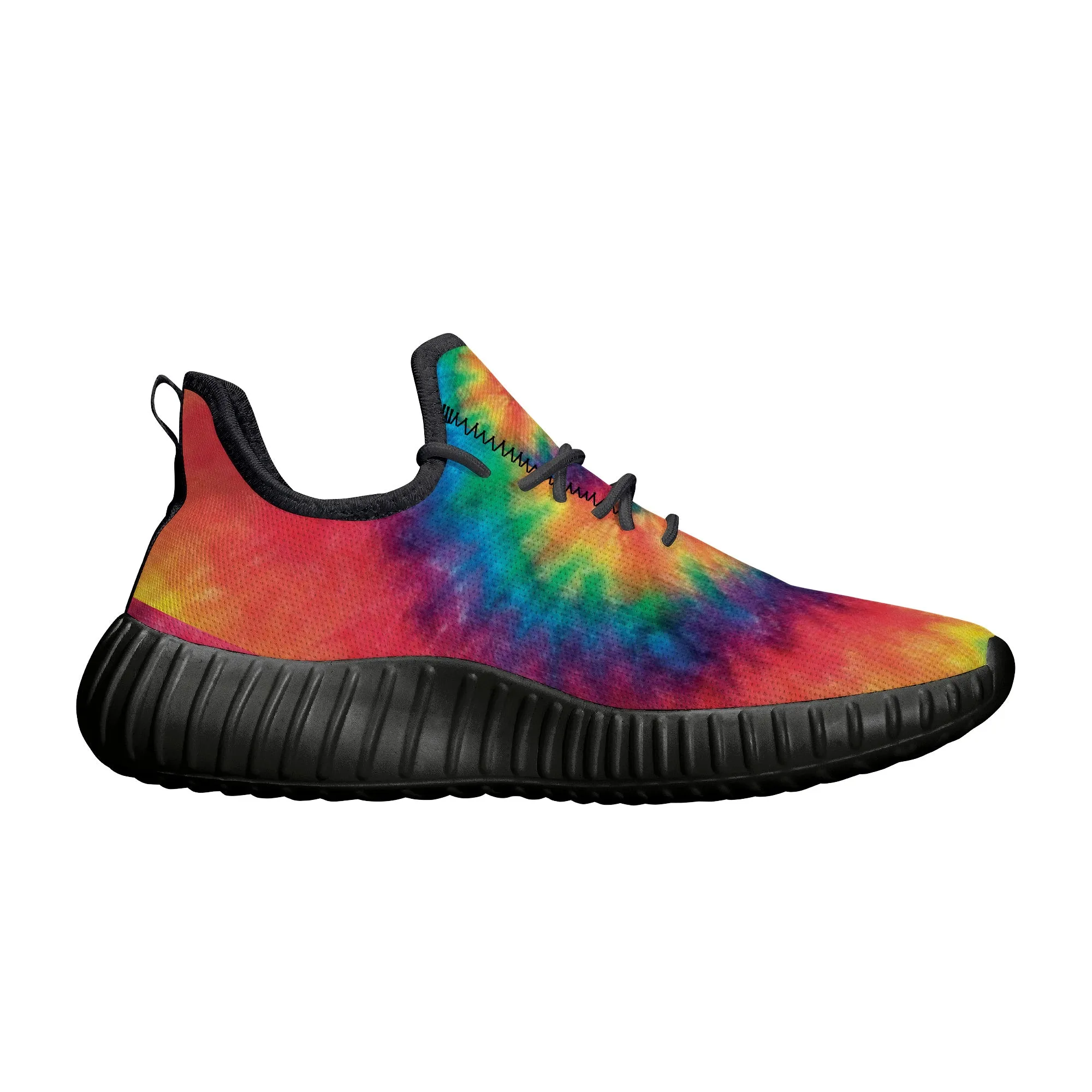 Rainbow Swirl Tie Dye Premium Sneakers