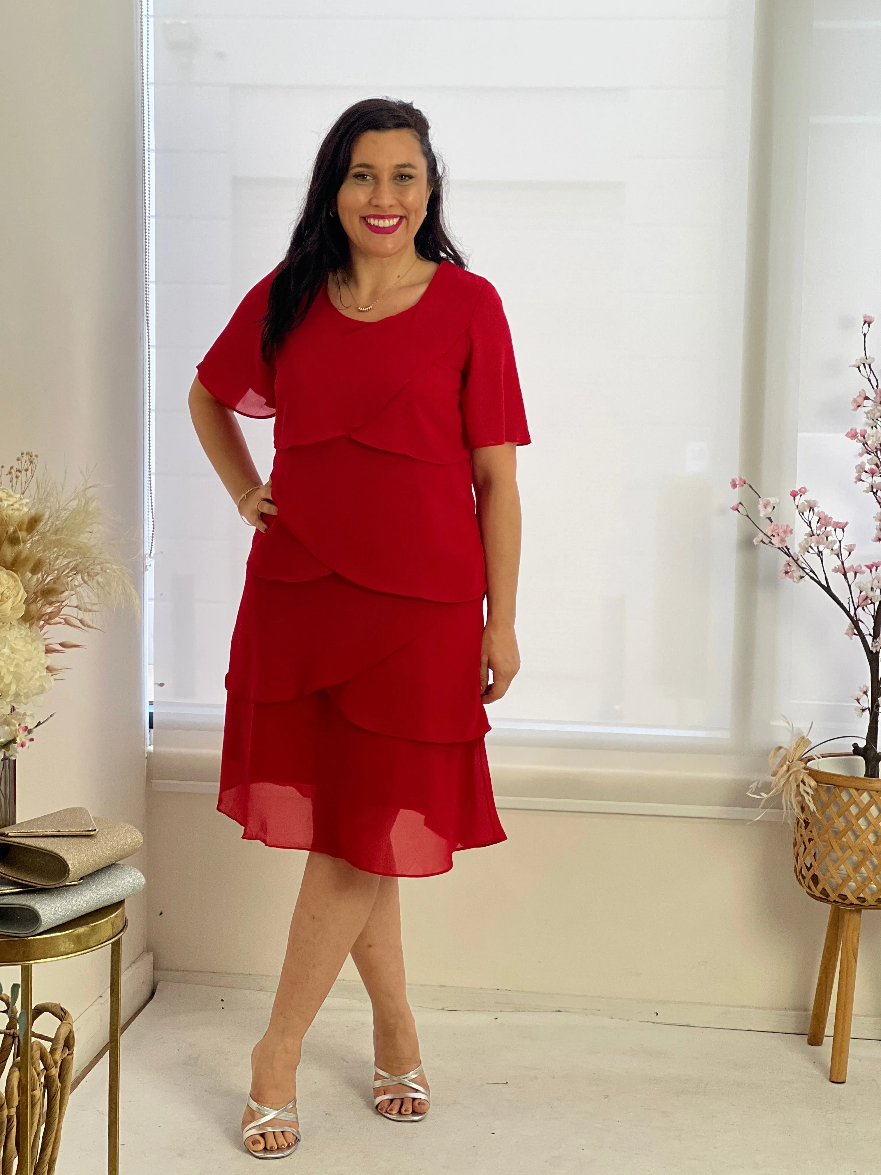 Remy Red Evening Dress