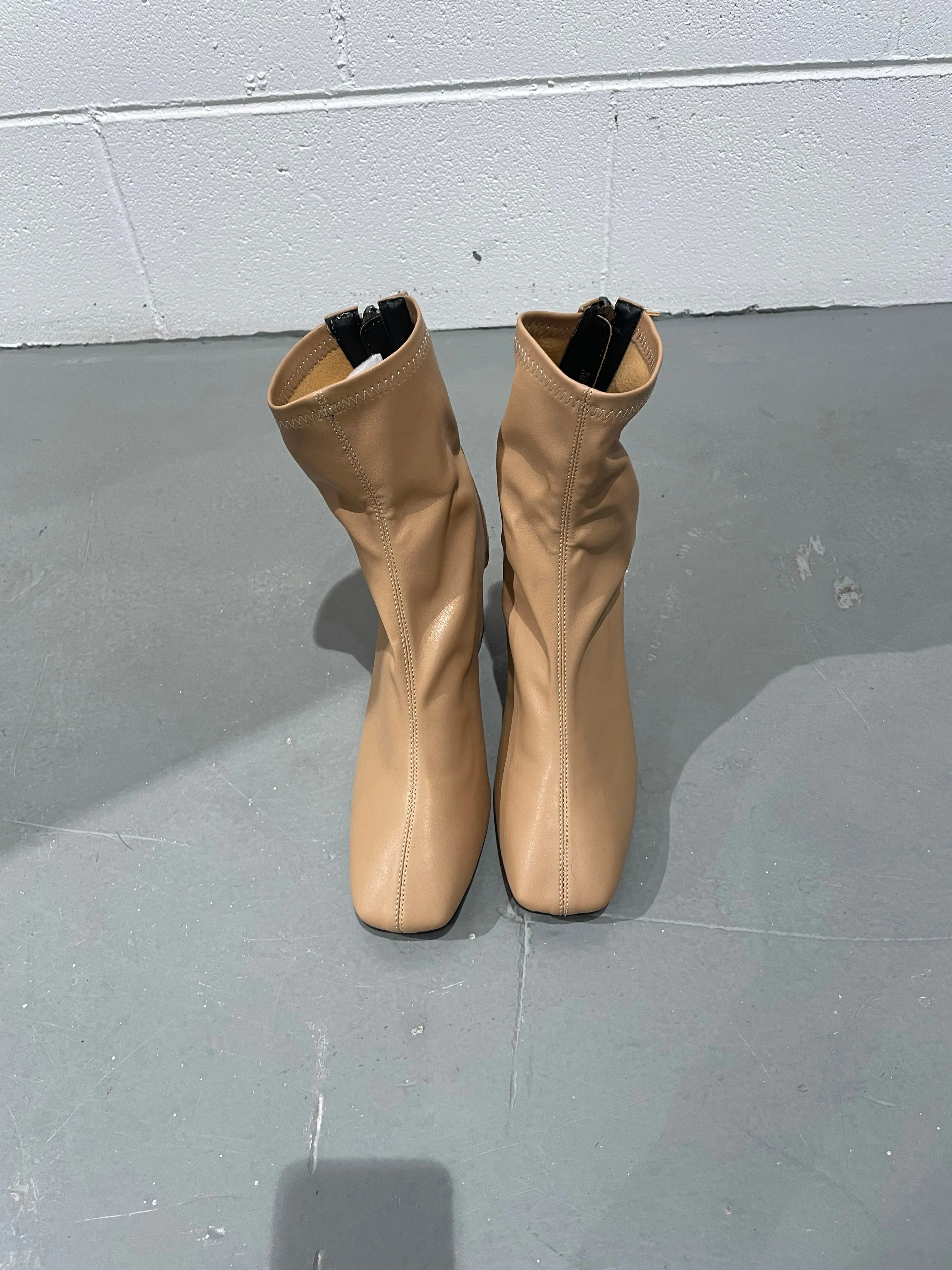 Retro Middle Span Ankle Boots 5cm
