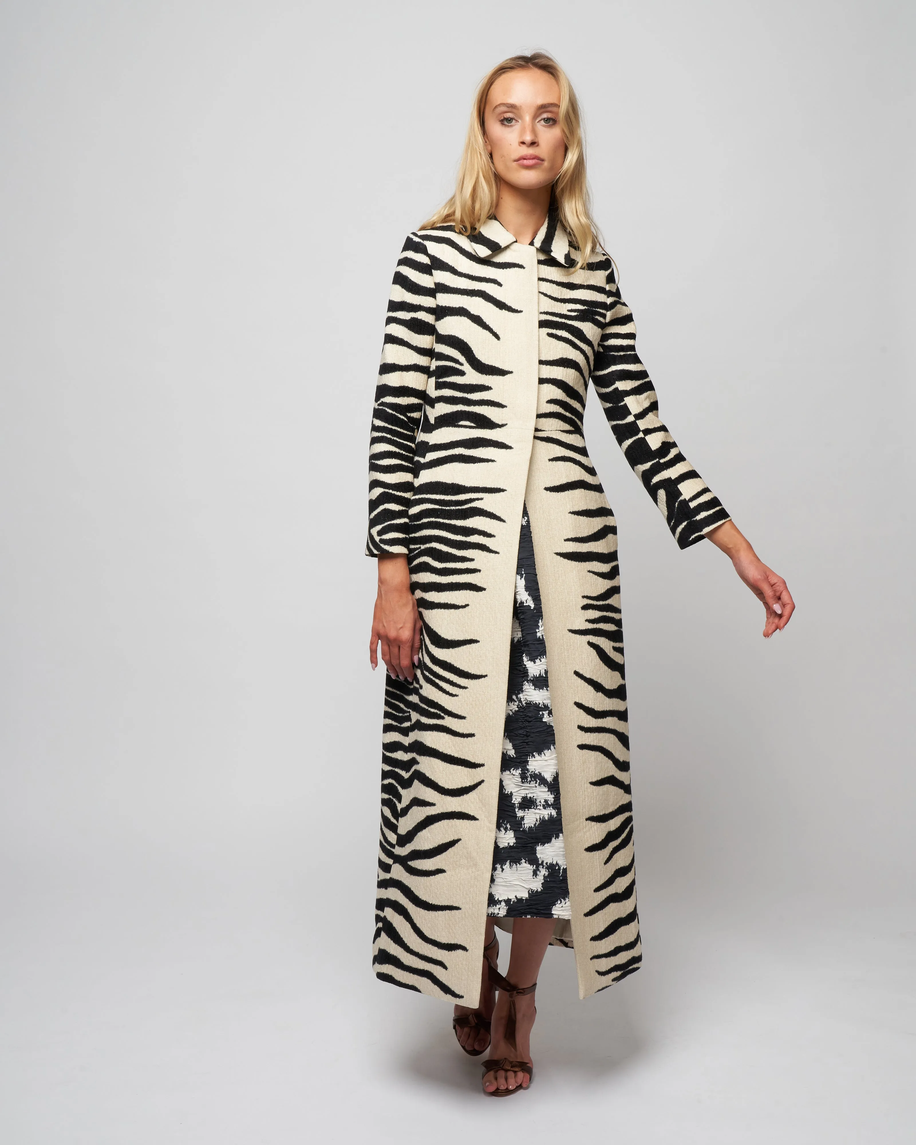 rilke long coat - ecru