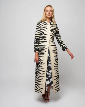 rilke long coat - ecru