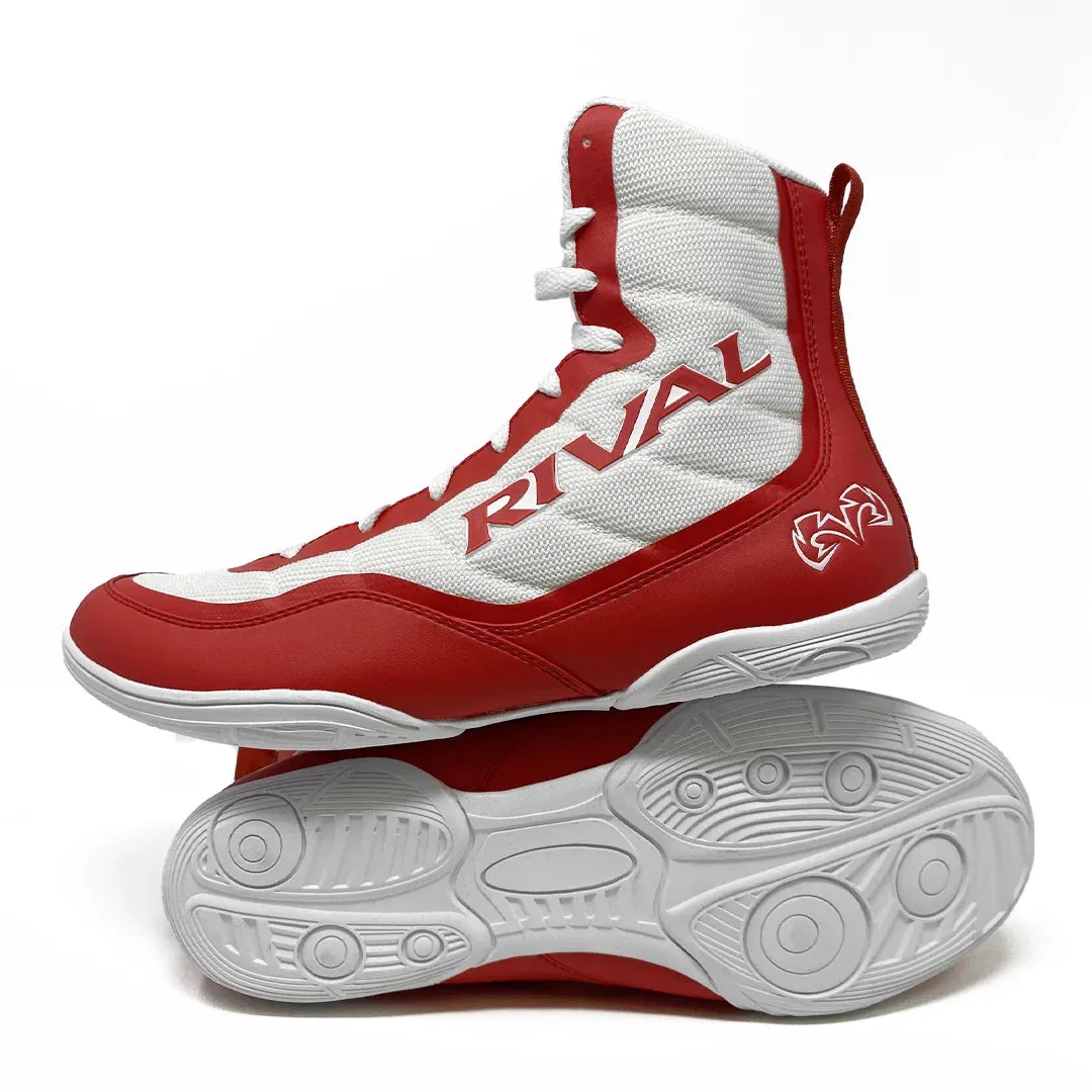 RIVAL RSX-FUTURE BOXING BOOTS WHITE/RED