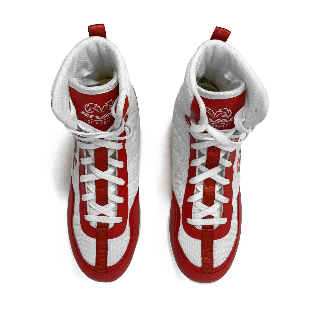 RIVAL RSX-FUTURE BOXING BOOTS WHITE/RED