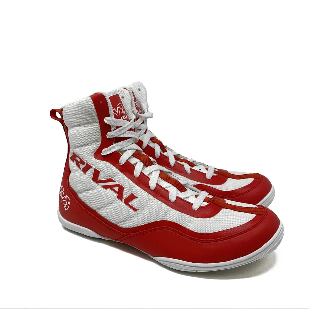 RIVAL RSX-FUTURE BOXING BOOTS WHITE/RED