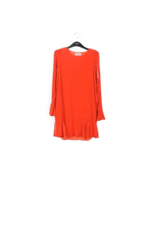 Ruffled mini dress