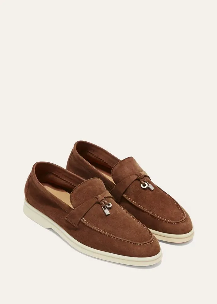 Saddle Brown Summer Charms Walk Loafers