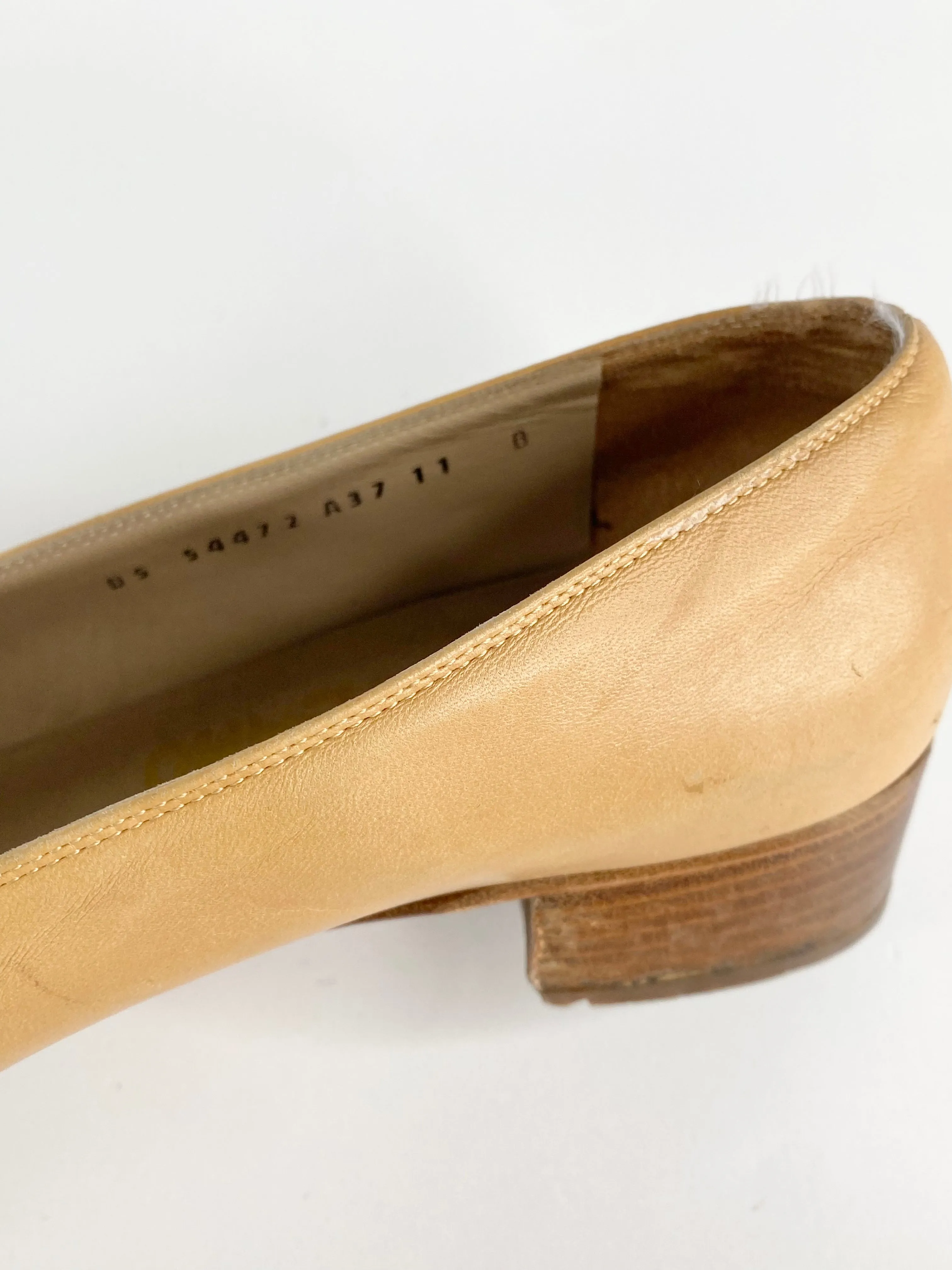 Salvatore Ferragamo Soft Tan Loafers - 8