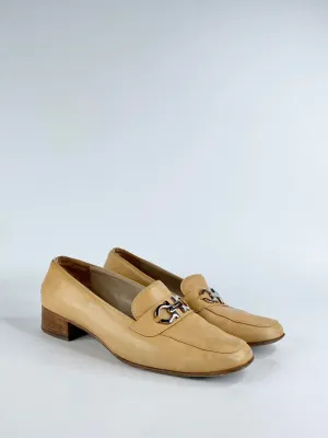 Salvatore Ferragamo Soft Tan Loafers - 8