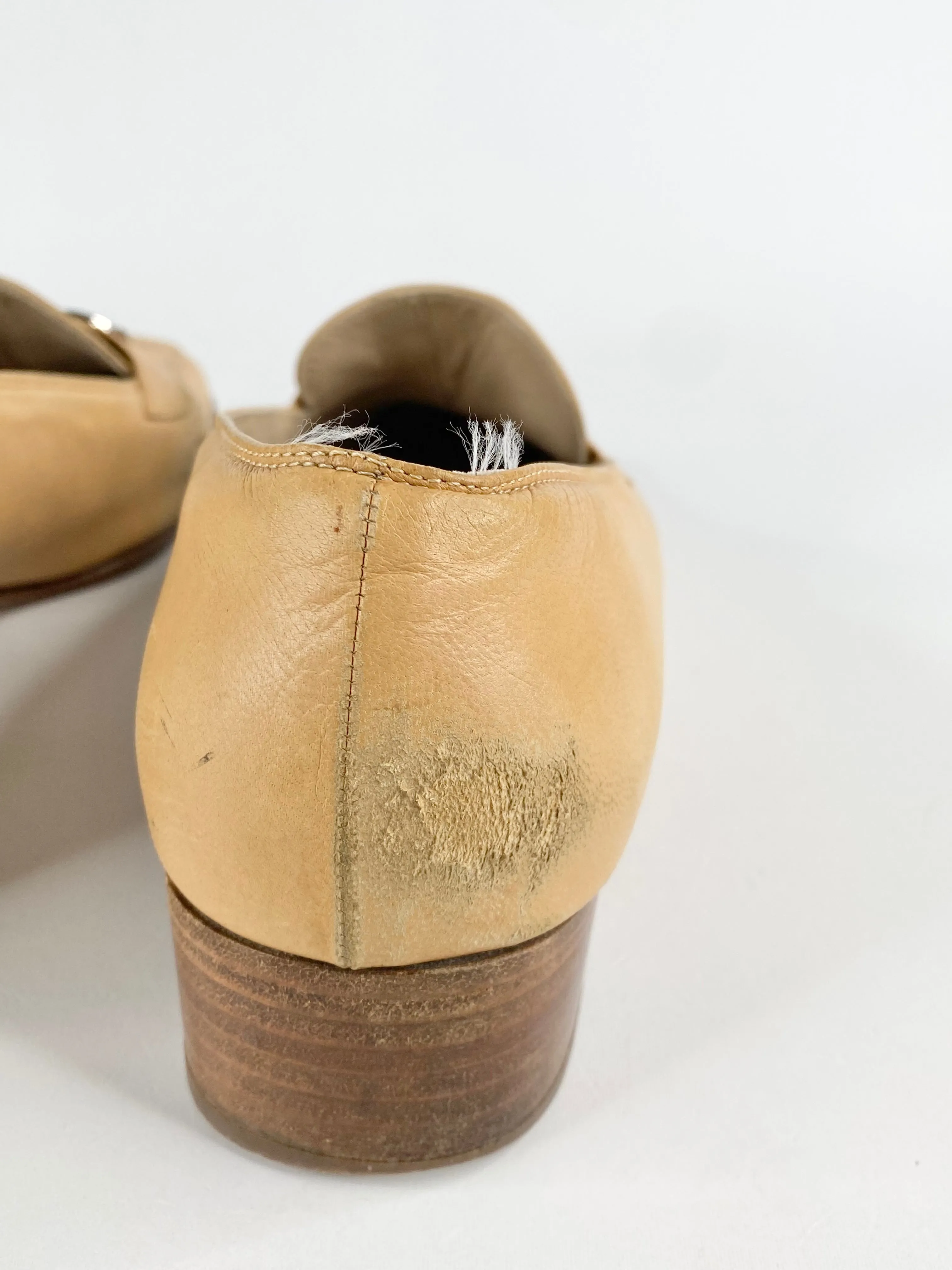 Salvatore Ferragamo Soft Tan Loafers - 8