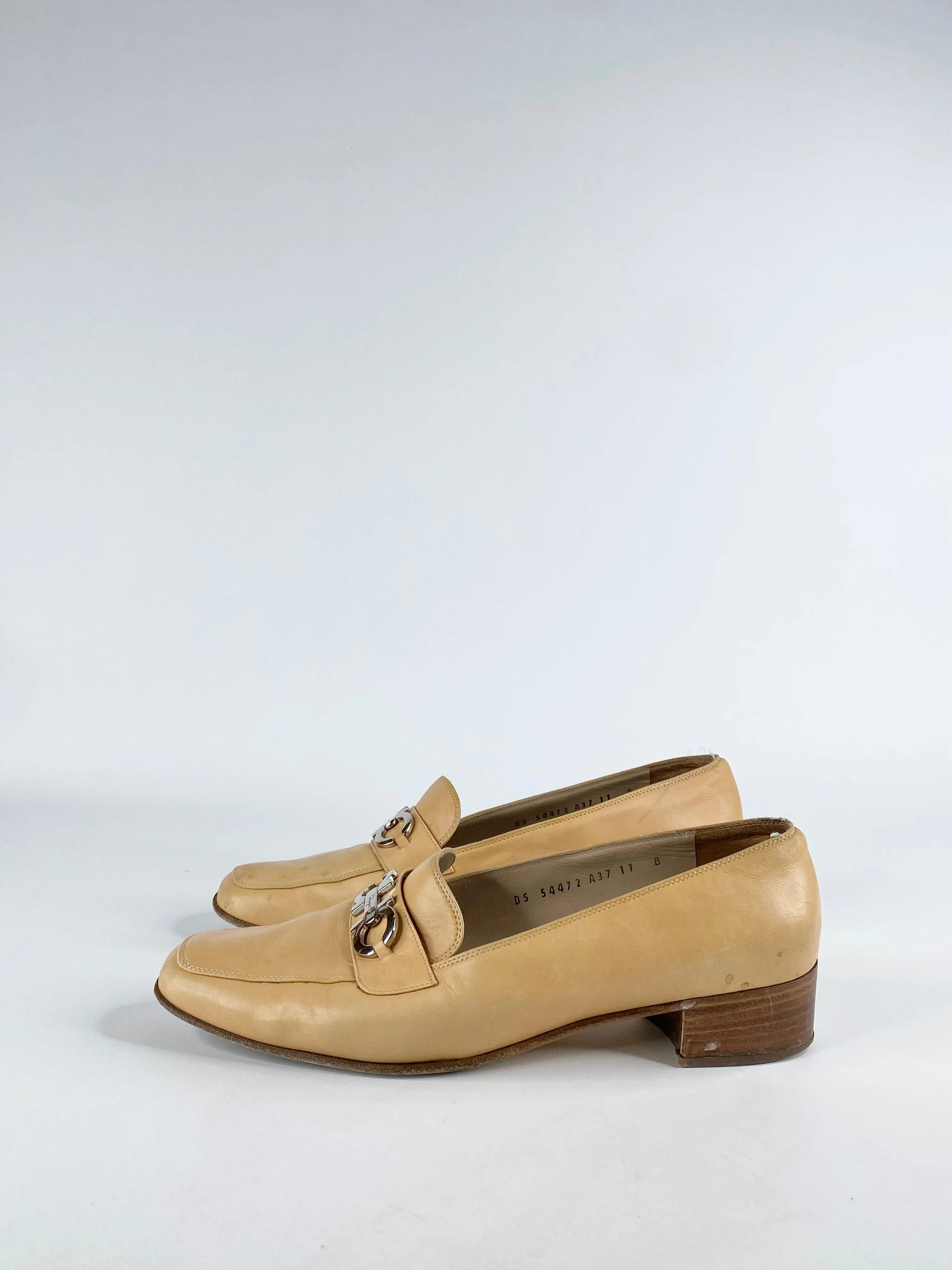 Salvatore Ferragamo Soft Tan Loafers - 8
