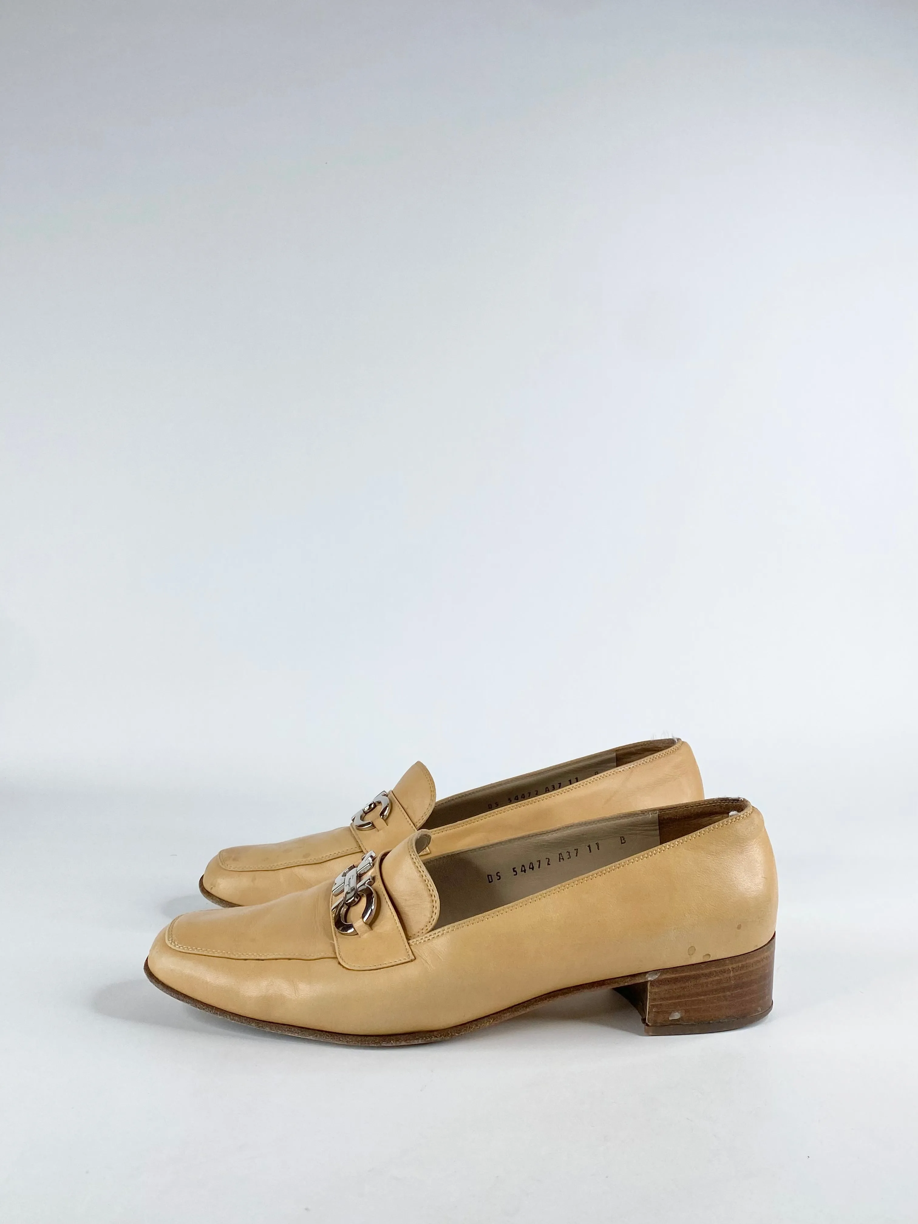 Salvatore Ferragamo Soft Tan Loafers - 8