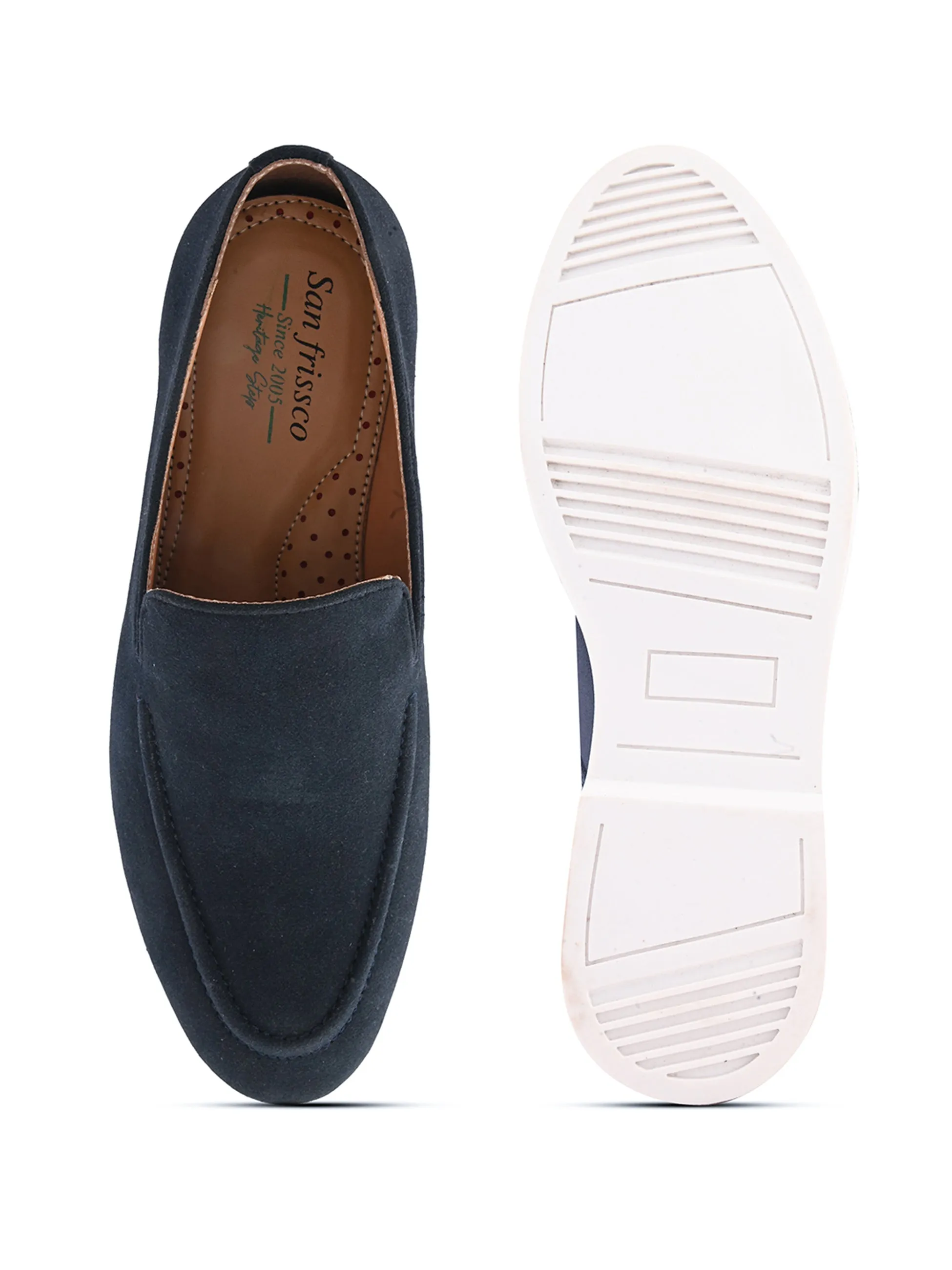 SAN FRISSCO Men Blue Casual Slip-On Shoes