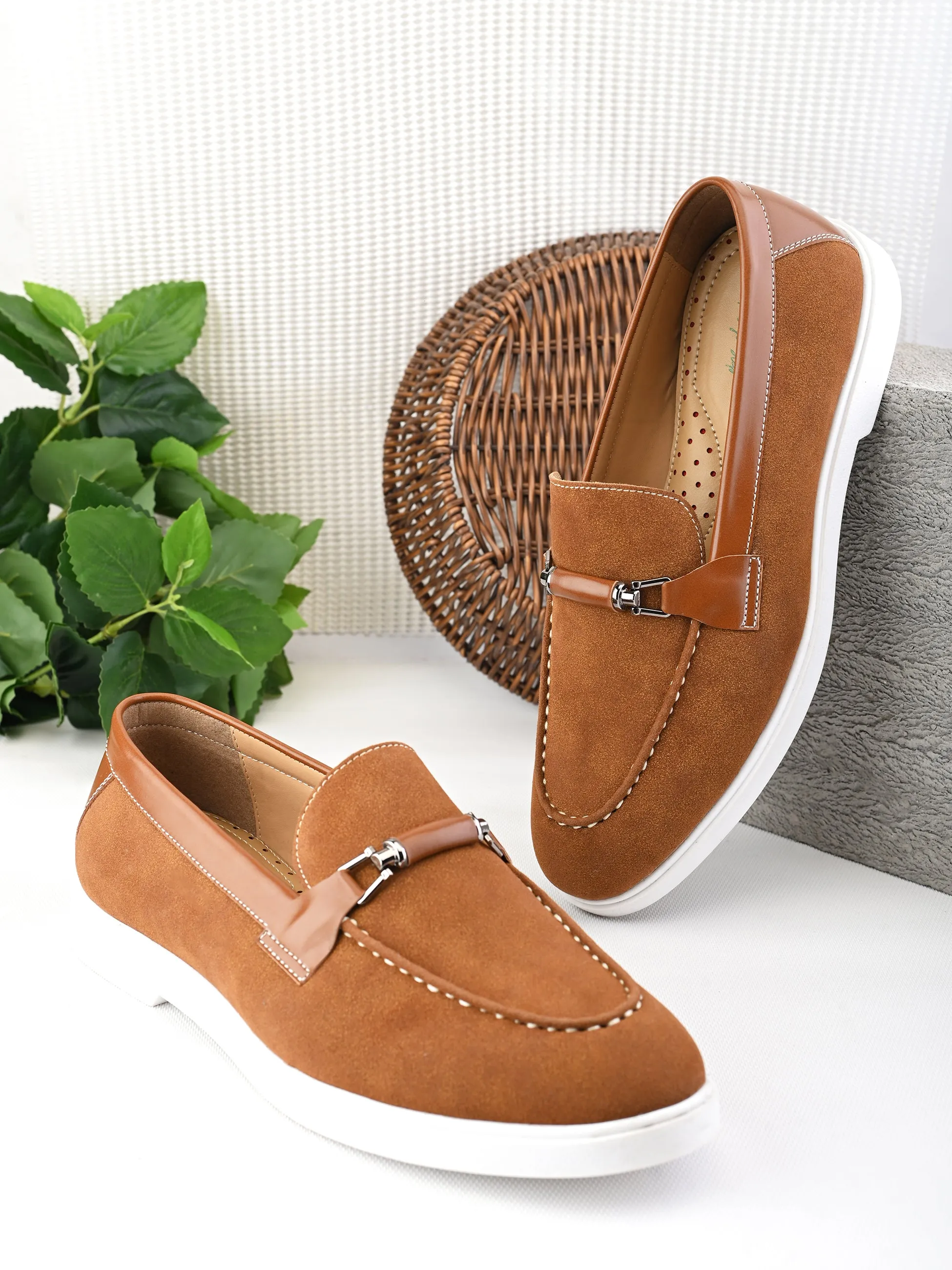 SAN FRISSCO Men Tan Casual Slip-On Shoes