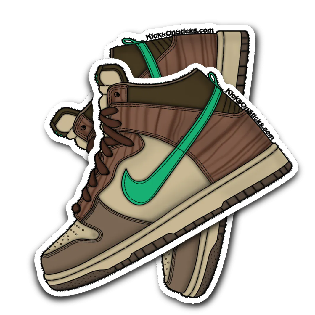 SB Dunk High "Skatedeck" Sneaker Sticker