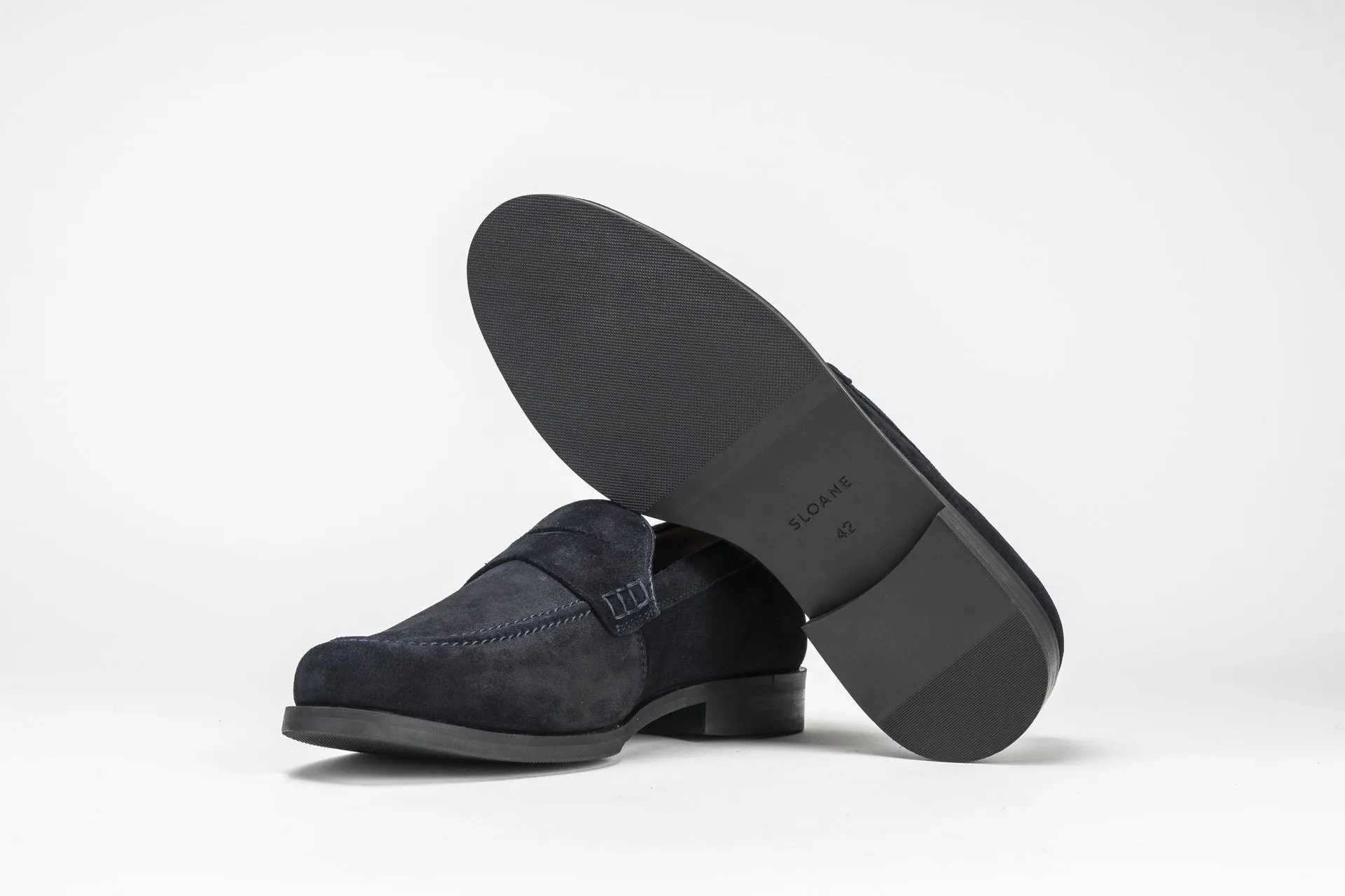 Seve Suede Loafer in Navy