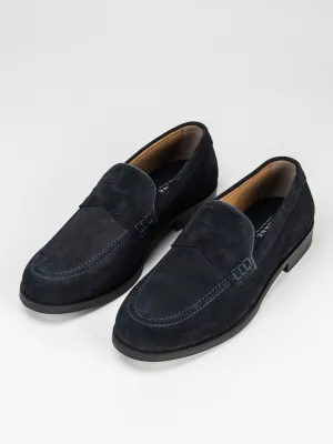 Seve Suede Loafers in Navy