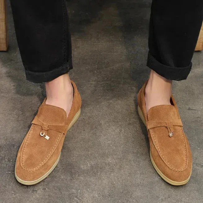 Shaffer Cow Suede Soft Loafers