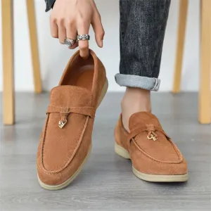 Shaffer Cow Suede Soft Loafers