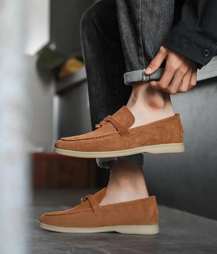 Shaffer Cow Suede Soft Loafers