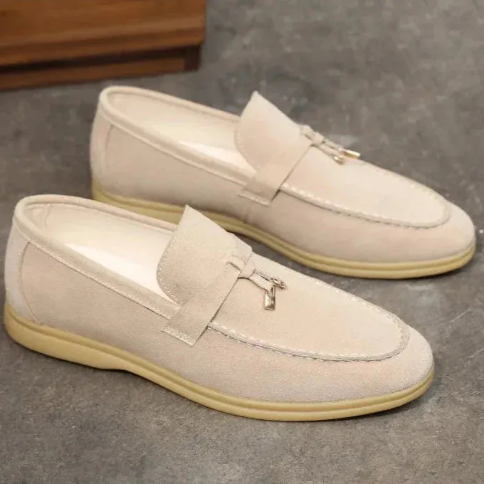 Shaffer Cow Suede Soft Loafers