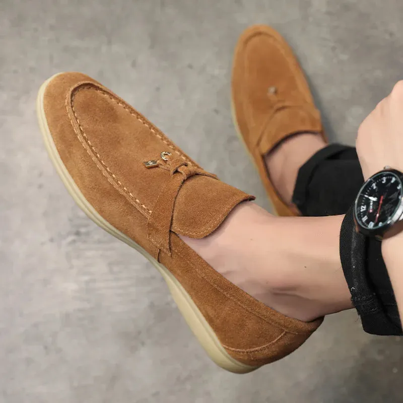 Shaffer Cow Suede Soft Loafers