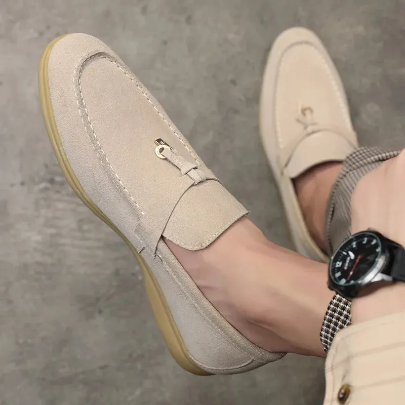 Shaffer Cow Suede Soft Loafers