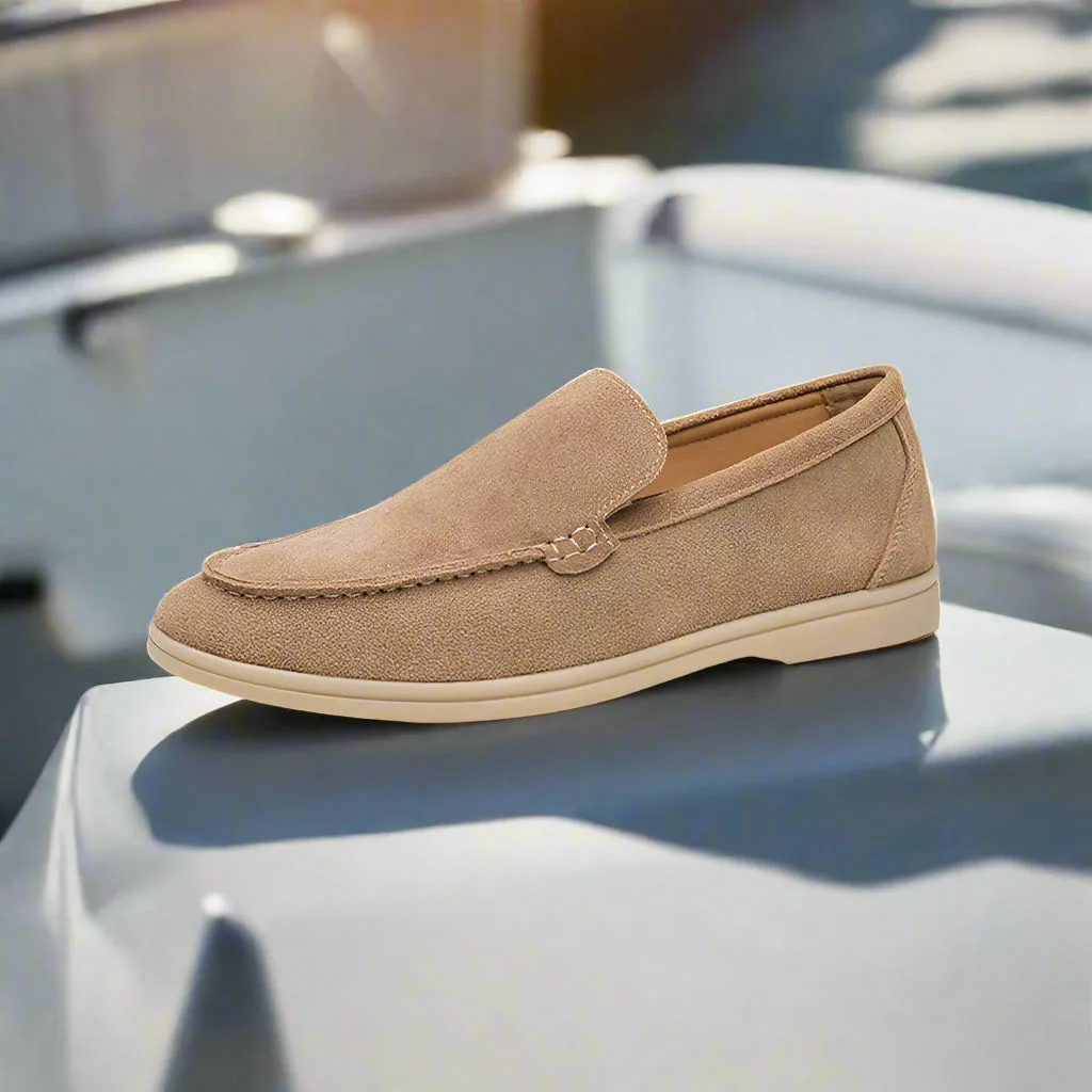 Shallow Mouth Leather Loafers
