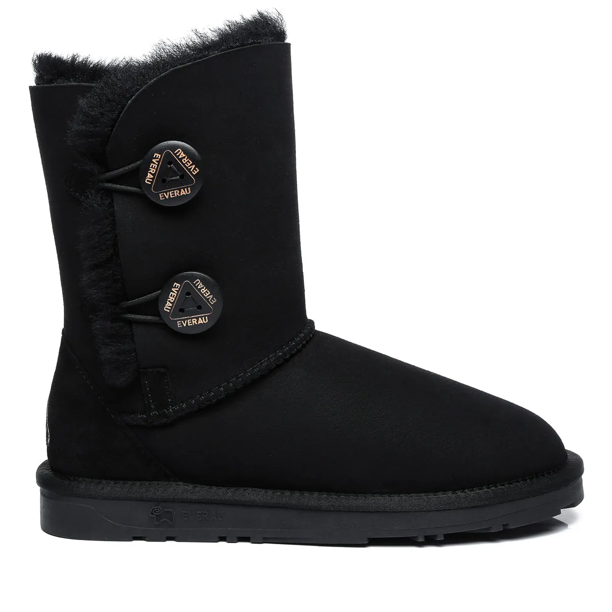 Short Twin Button Women Boots