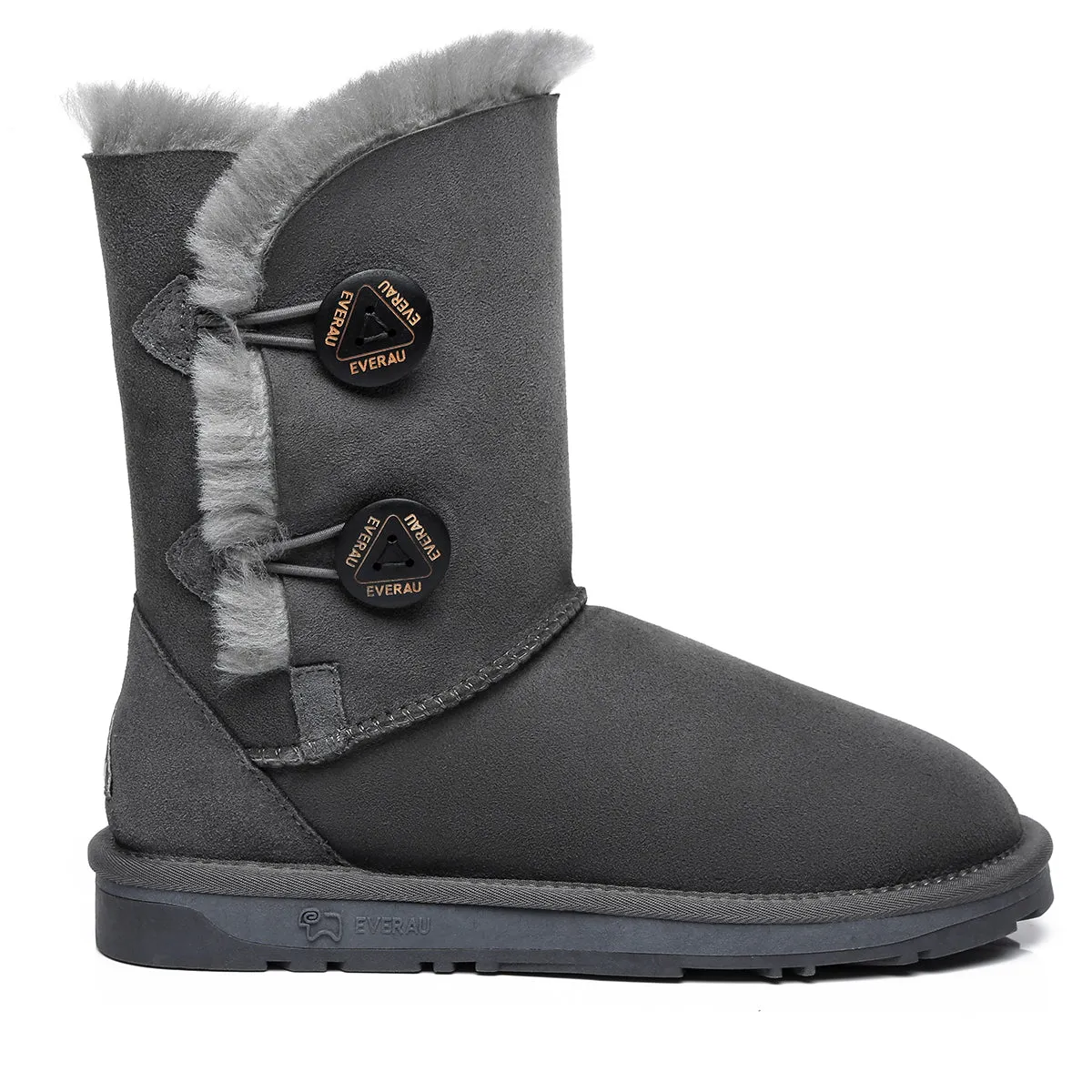 Short Twin Button Women Boots