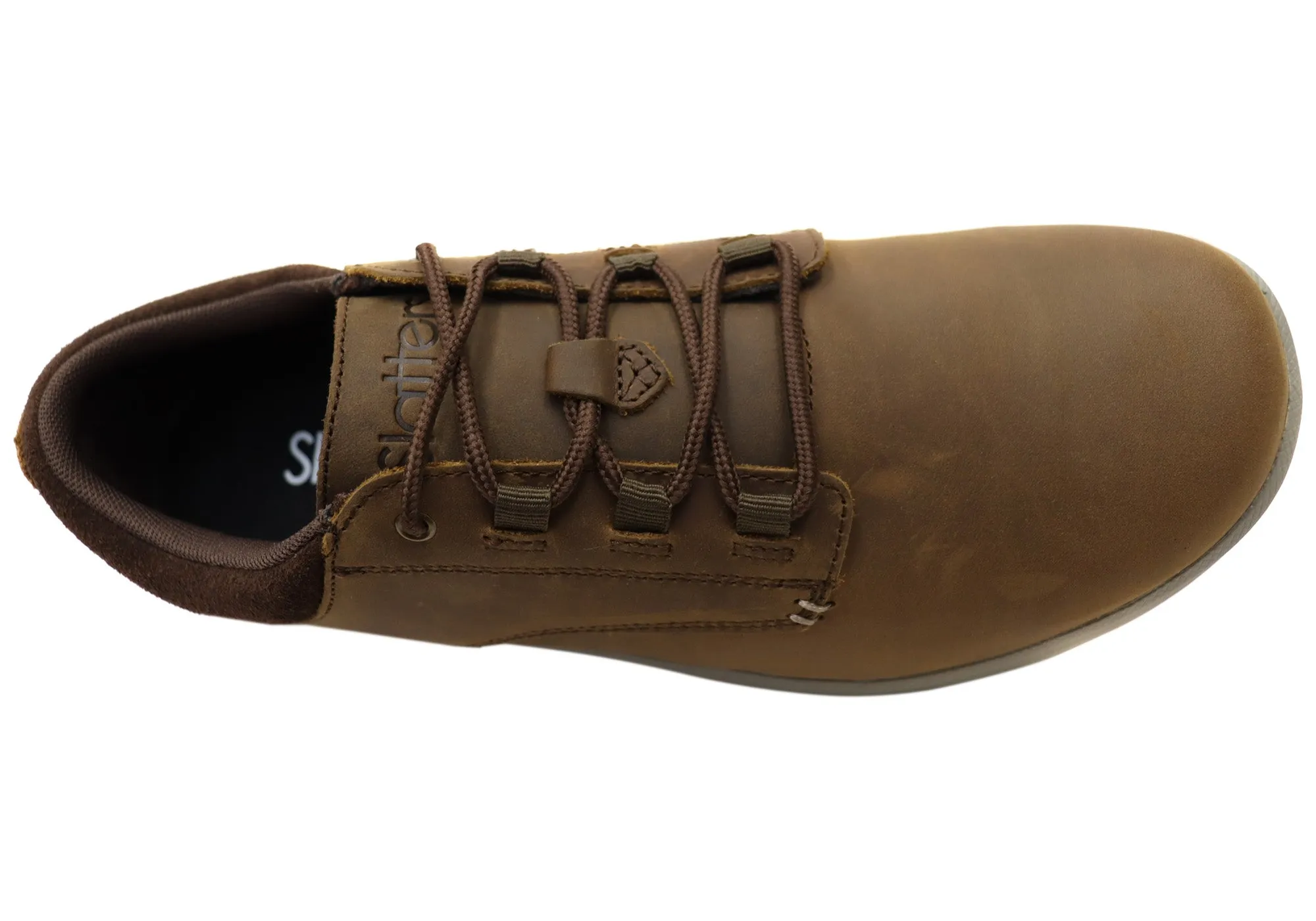 Slatters Griffin Mens Comfortable Leather Lace Up Casual Shoes