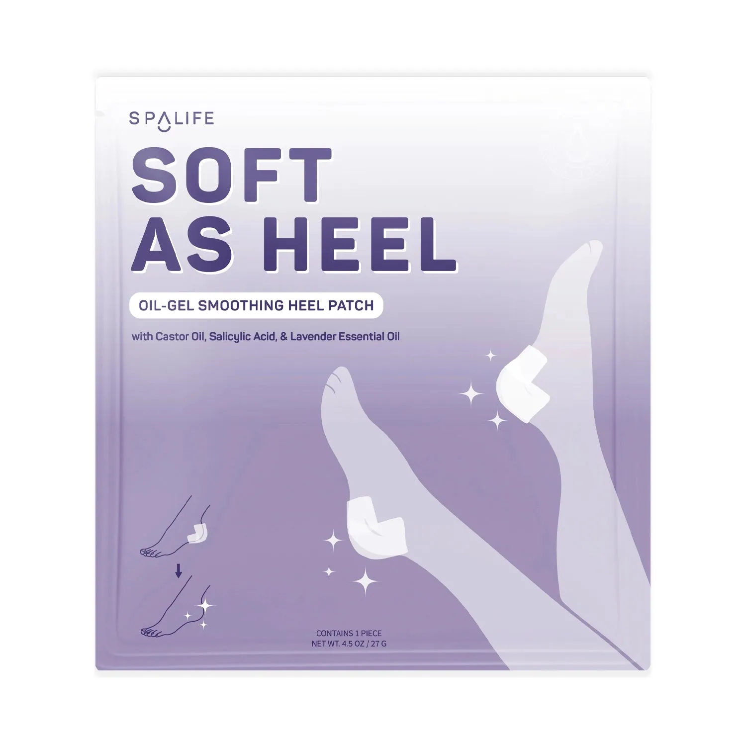 Soft As Heel Oil-Gel Smoothing Heel Patch