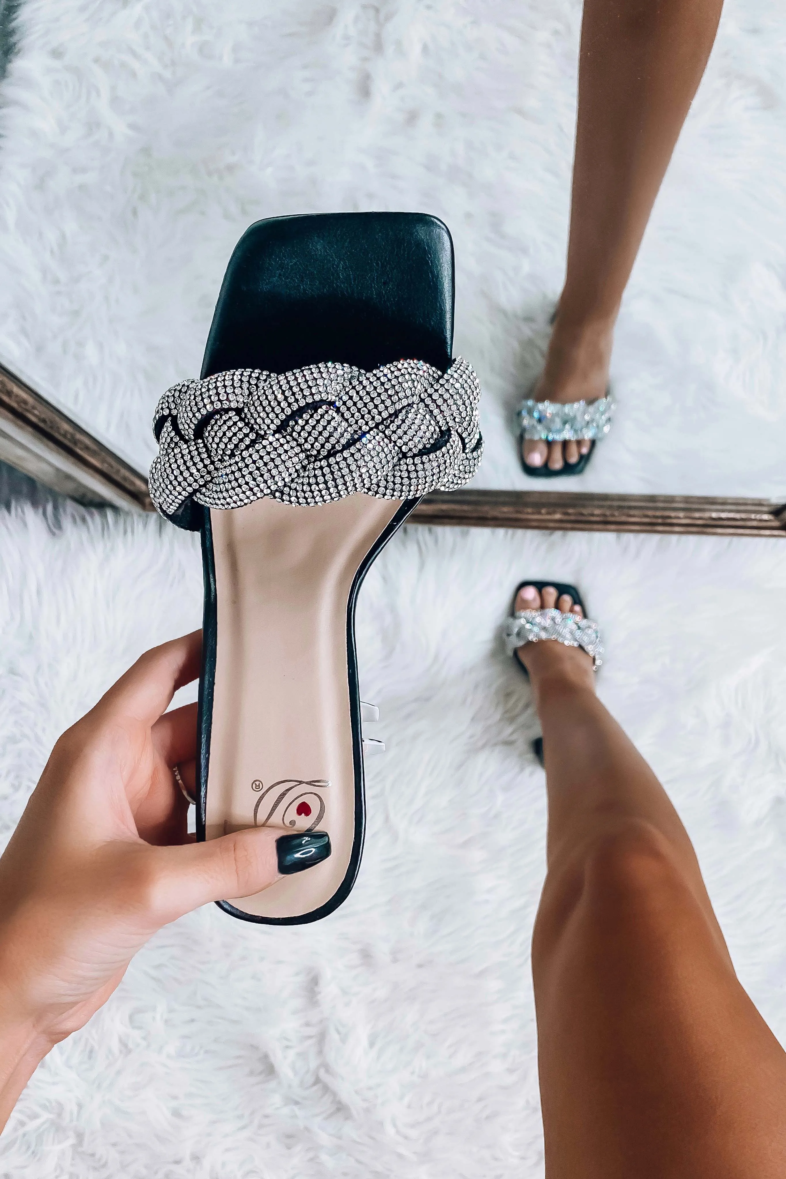 Stevie Rhinestone Heel