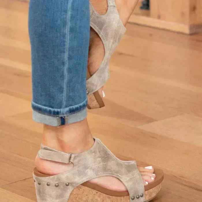 SYLVIE - ELEGANT AND COMFORTABLE WEDGE HEELS SANDALS