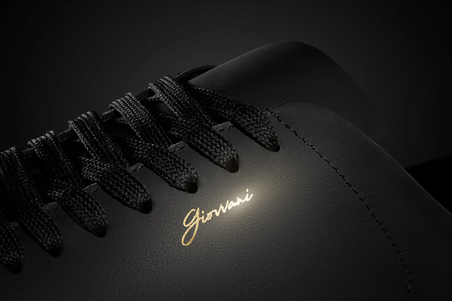 The Lorenzo - Black Leather / White Sole