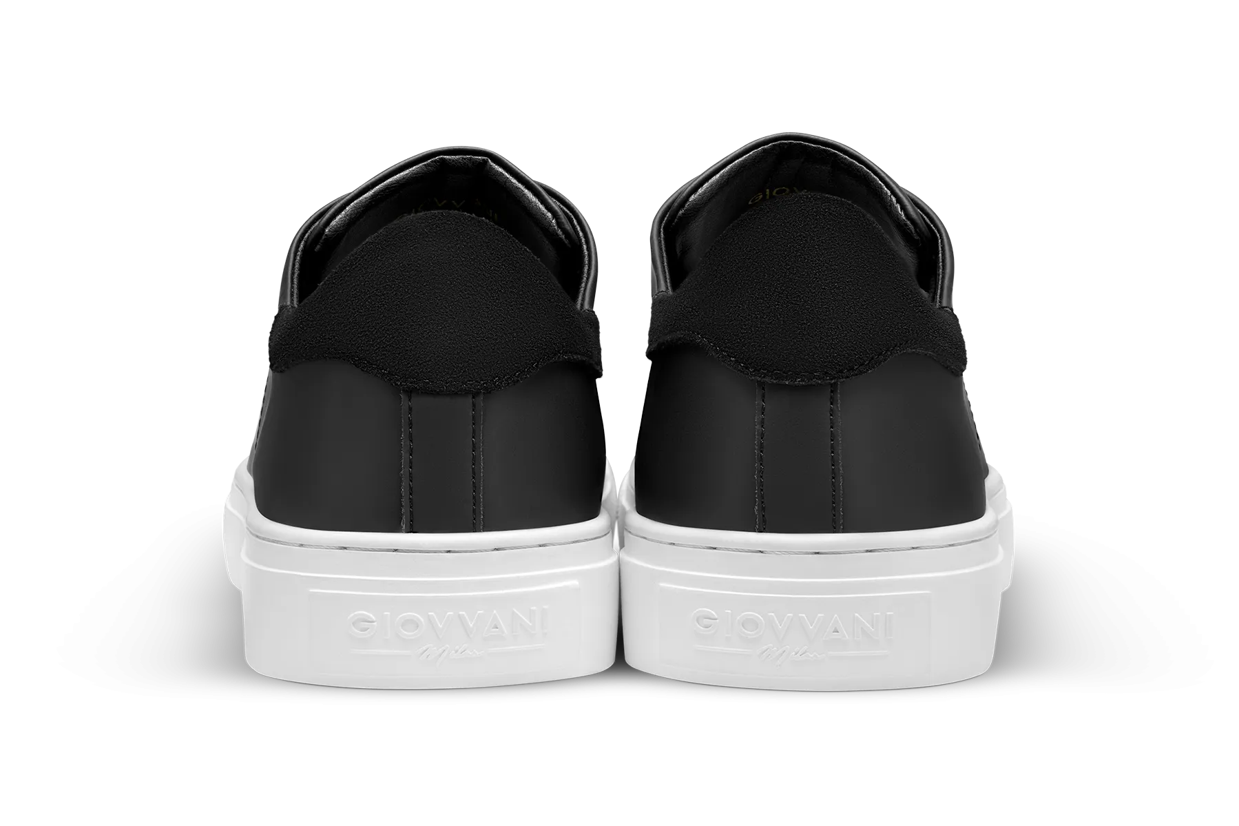 The Lorenzo - Black Leather / White Sole