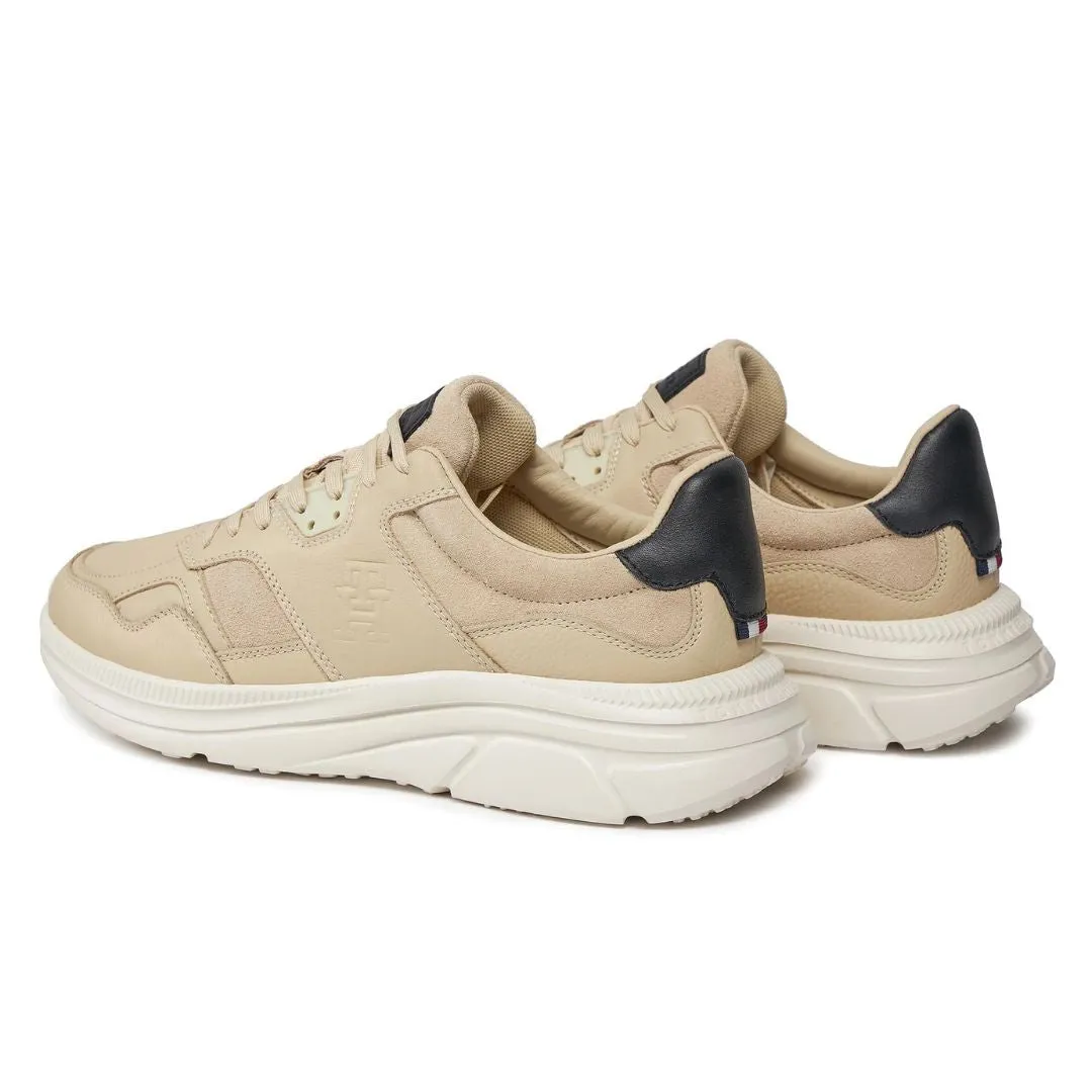 Tommy Hilfiger Modern Runner Premium Sneakers Lth FM0FM04879-BEG