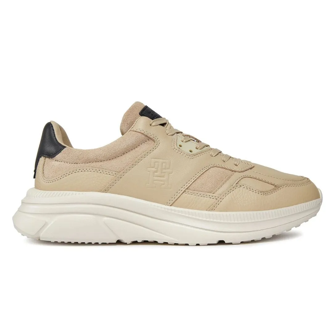 Tommy Hilfiger Modern Runner Premium Sneakers Lth FM0FM04879-BEG