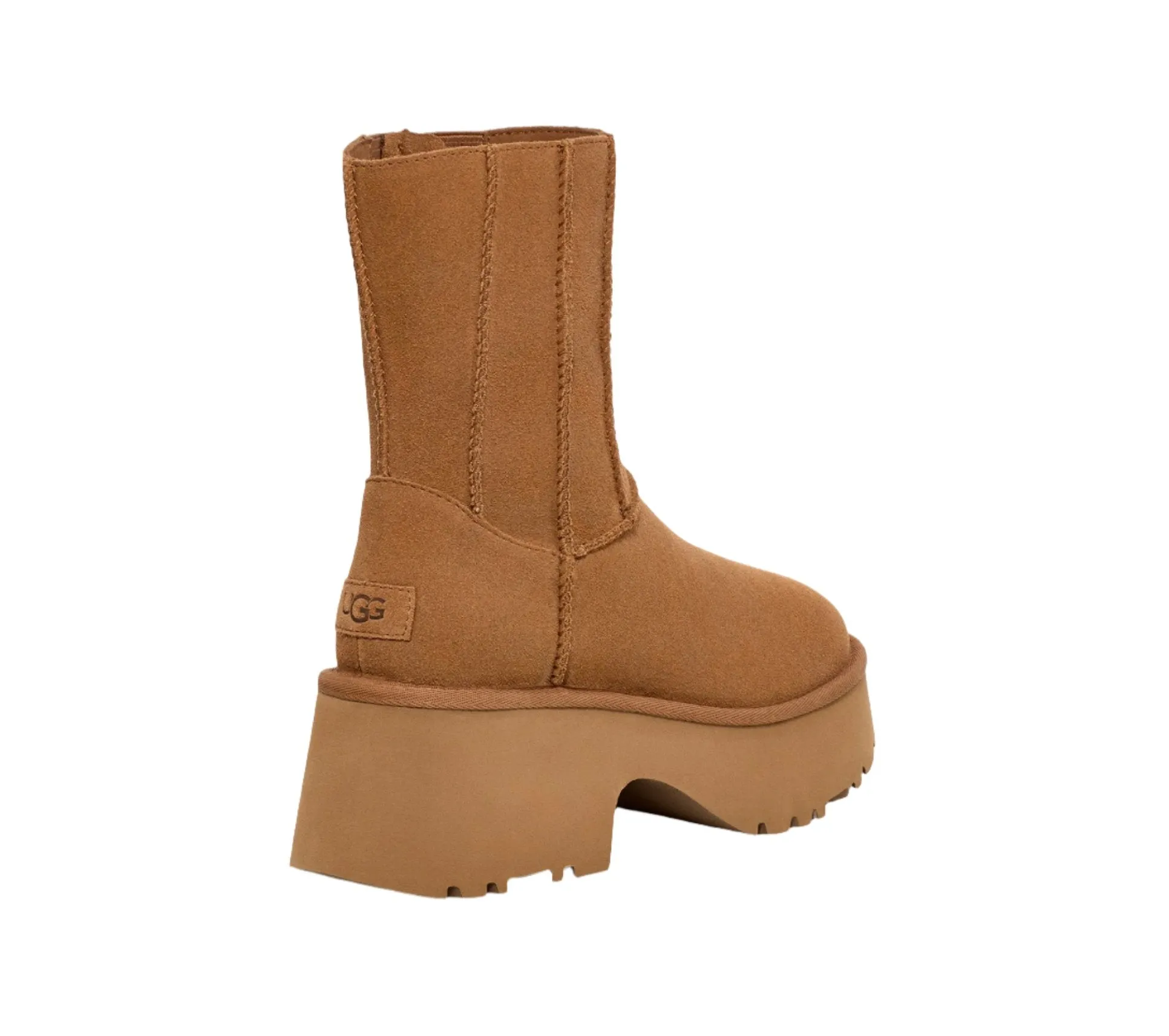 UGG Classic Twin Seam New Heights in Chestnut